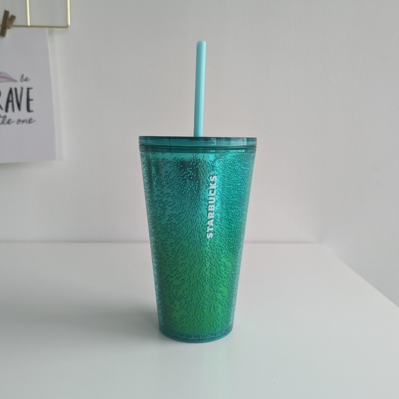 NWT Starbucks Green Bubble Ombre Tumbler - Picture 1 of 11